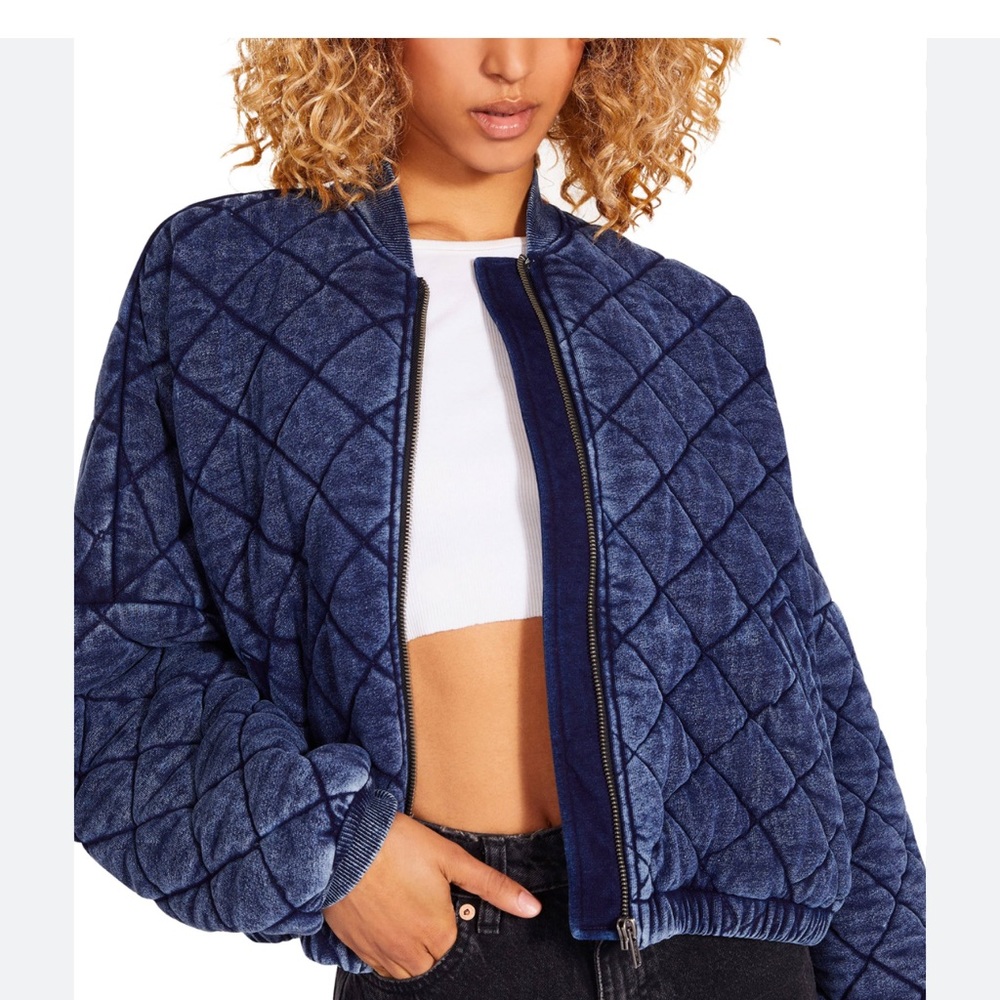 BB Dakota Denim Bomber Jacket - Size Small/Medium